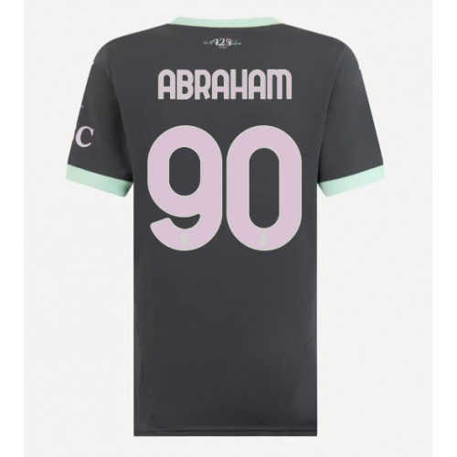 Fotballdrakt Dame AC Milan Tammy Abraham #90 Tredjedrakt 2024-25 Kortermet